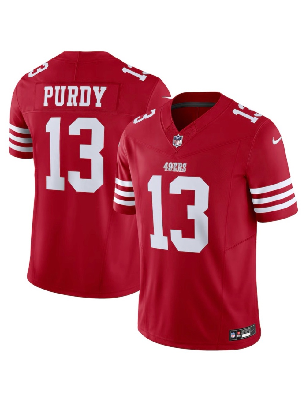 Nike San Francisco 49ers Red #13 Purdy Jersey